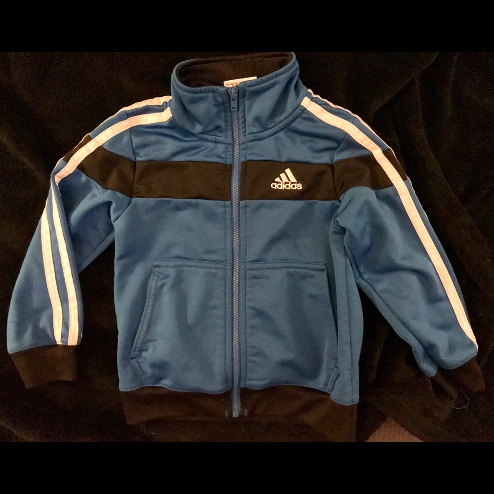 ADIDAS toddler boys zip up sweatshirt